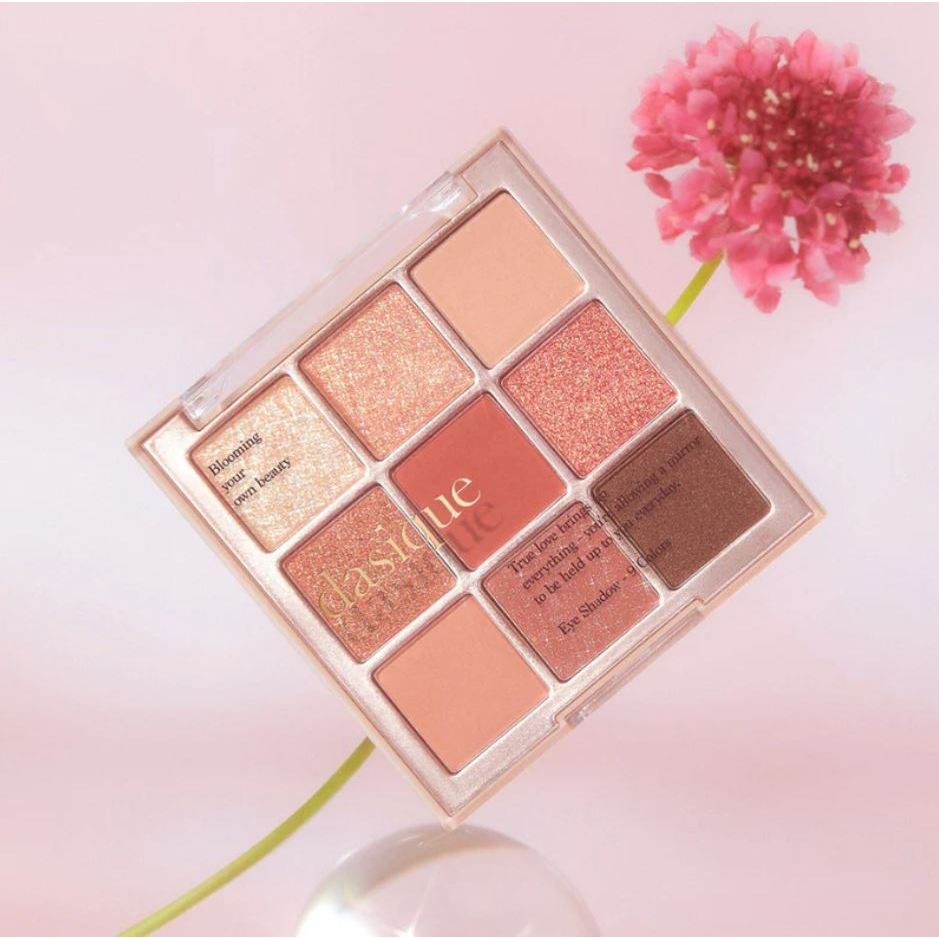 (พร้อมส่ง/ของแท้) Dasique Shadow Palette #02 Rose Petal พาเลทตา 9 สี