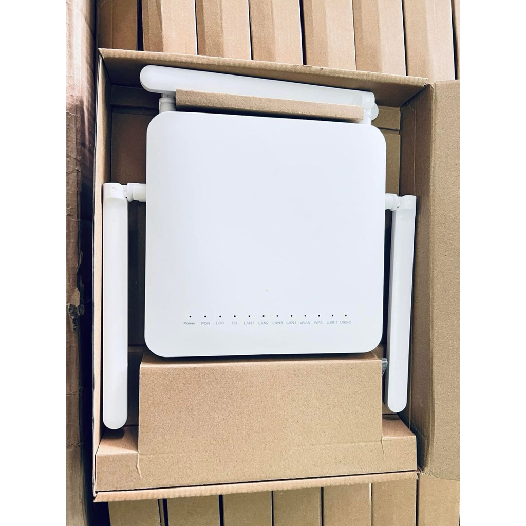 ONT ZTE F680L Xpon Gigabit 2.4G/5G 4GE-1TEL-2USB เมนู Eng