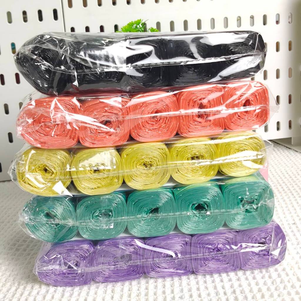 ถุงขยะ แบบใช้แล้วทิ้ง สีพื้น ราคาต่างกันค่ะ CH0733 รูปที่ 3