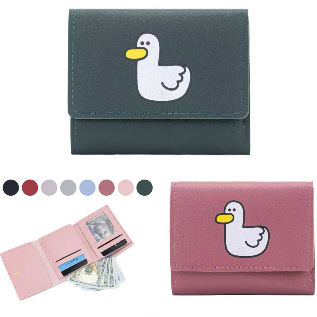 กระเป๋าสตางค์ 3 ผับ พกพาสะดาก ใส่บัตรได้หลายใบ มีหลายสีให้เลือก(GC-062)