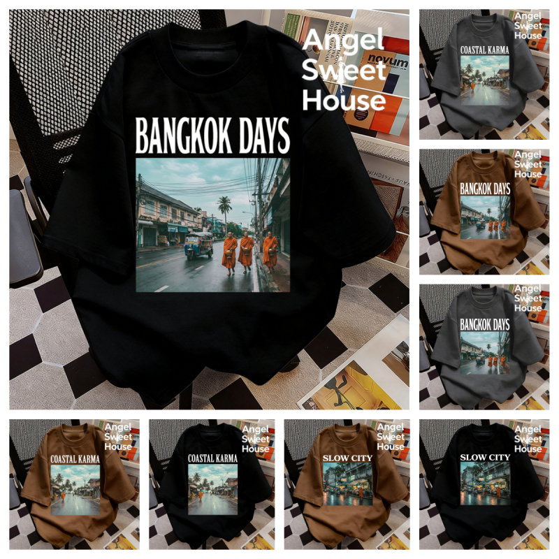 (พร้อมส่งเสื้อเฮีย) เสื้อ V2. The Bintle  ผ้า  มีสองสี ทั้งทรงปกติและ OVERSIZE