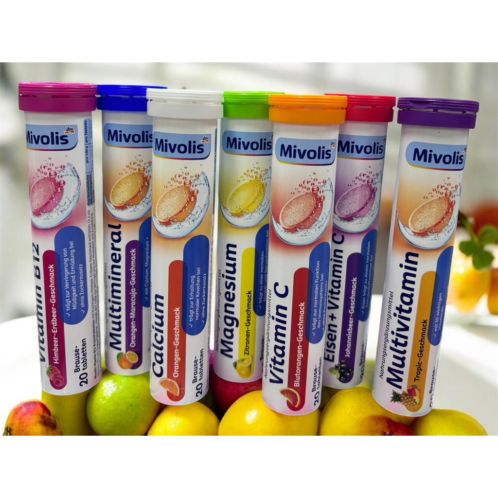 Mivolis Germany ชนิดเม็ดฟู่ 1 หลอดมี 20 เม็ด