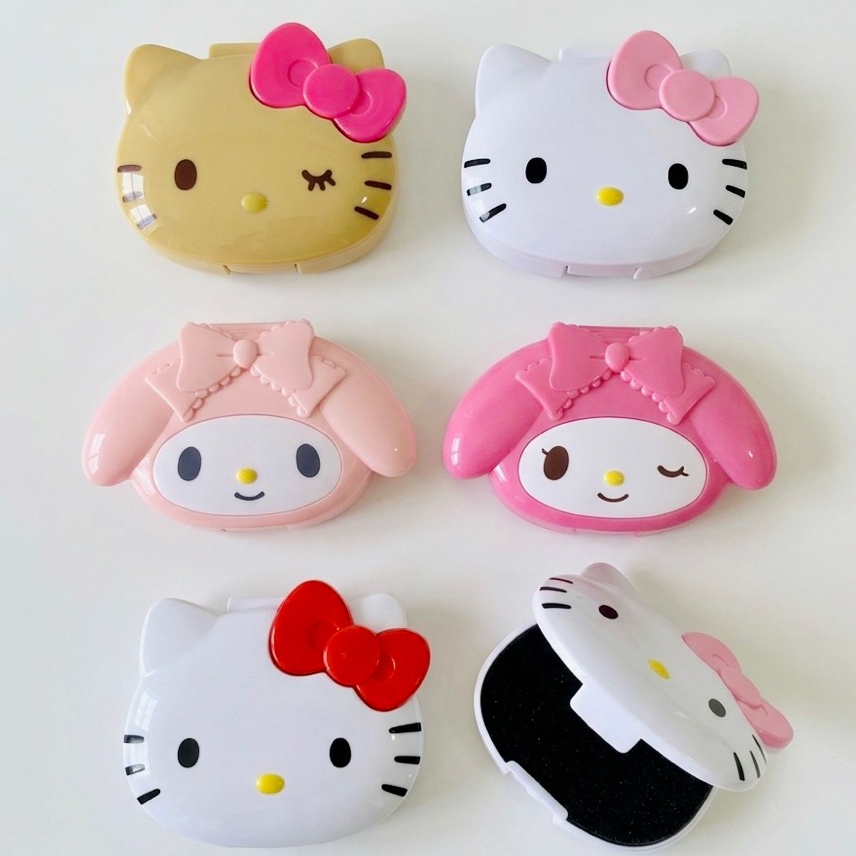 Sanrio กล่องอเนกประสงค์ กล่องใส่เครื่องประดับ กล่องใส่ขนตาปลอม นำเข้าจากญี่ปุ่น
