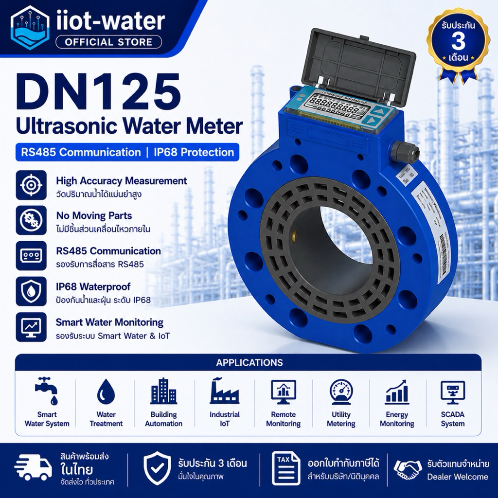 DN125 Ultrasonic Water Meter