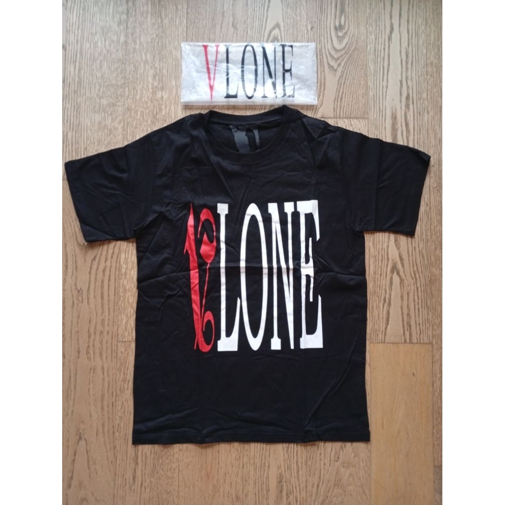 [พร้อมส่ง / มือ 1] เสื้อยืด VLONE x Palm Angels T-Shirt Black/Red งานตัวแพง อก 42 ไซส์ M