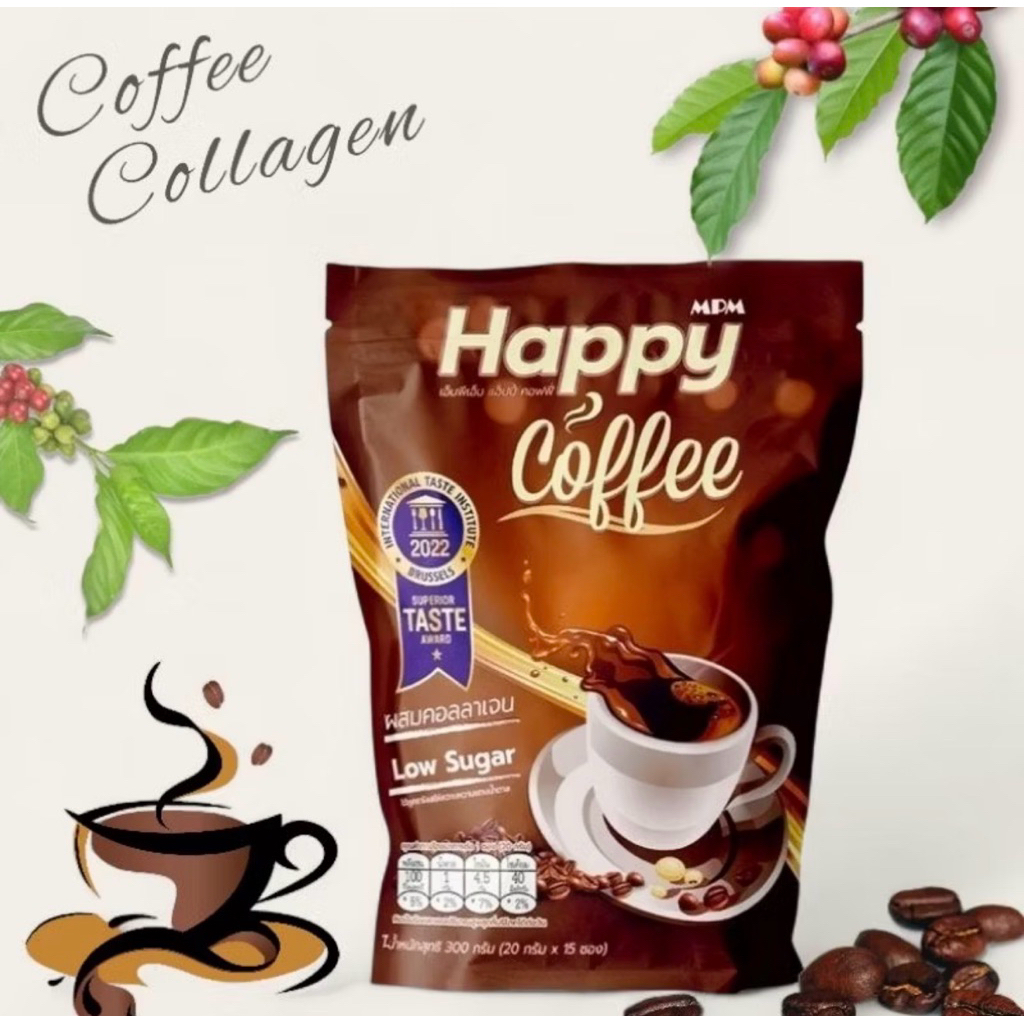 กาแฟCoffee,สูตรCollagen ,LowSugar