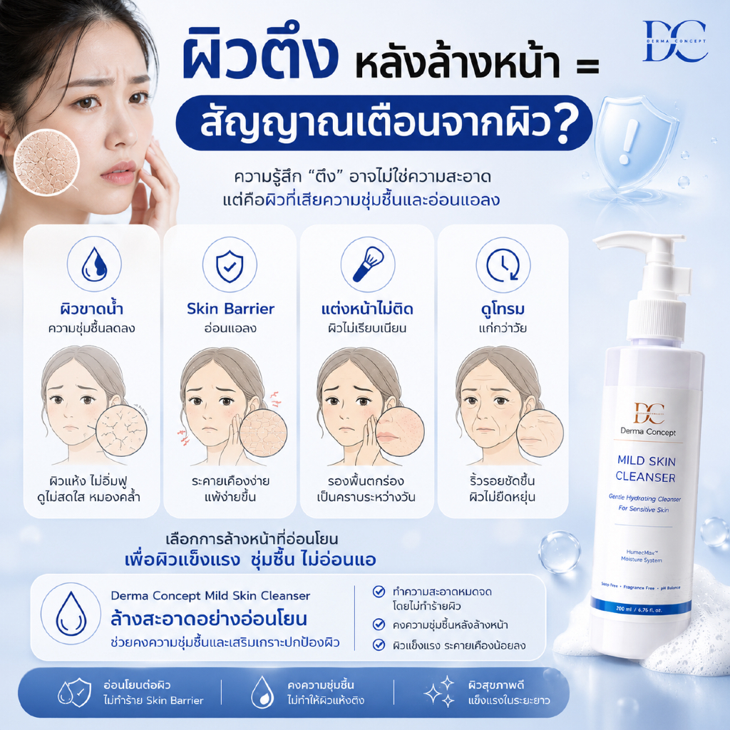 Derma Concept Mild Skin Cleanser 200ml รูปที่ 6