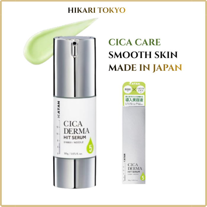🇯🇵 KATAN Cica Derma Hit Serum 5 เซรั่มซิก้าญี่ปุ่น Needle Shot ดูแลรูขุมขน ผิวเรียบเนียน ของแท้จากญี