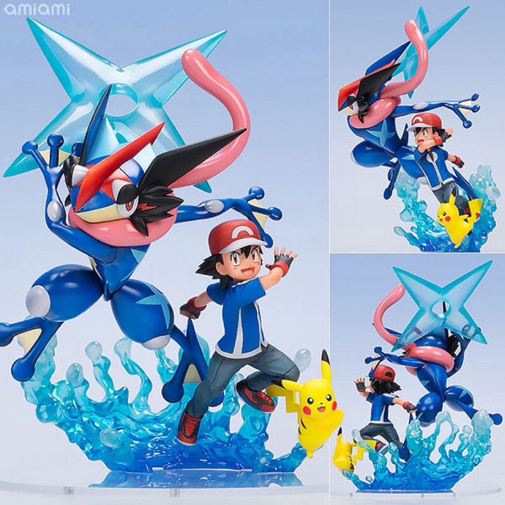 โปเกม่อน ซาโตชิ ปิกาจู Pokemon G.E.M. Series Satoshi (Ash) & Pikachu & Gekkouga (Greninja) by MegaHo