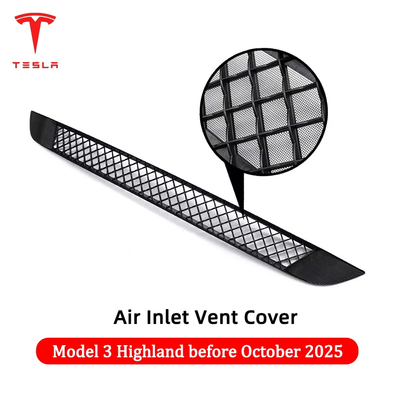 🚚จัดส่งจากไทย🚚หน้าจอแมลงสำหรับช่องรับอากาศ Tesla Model 3 Highland before October 2025 อุปกรณ์เสริม