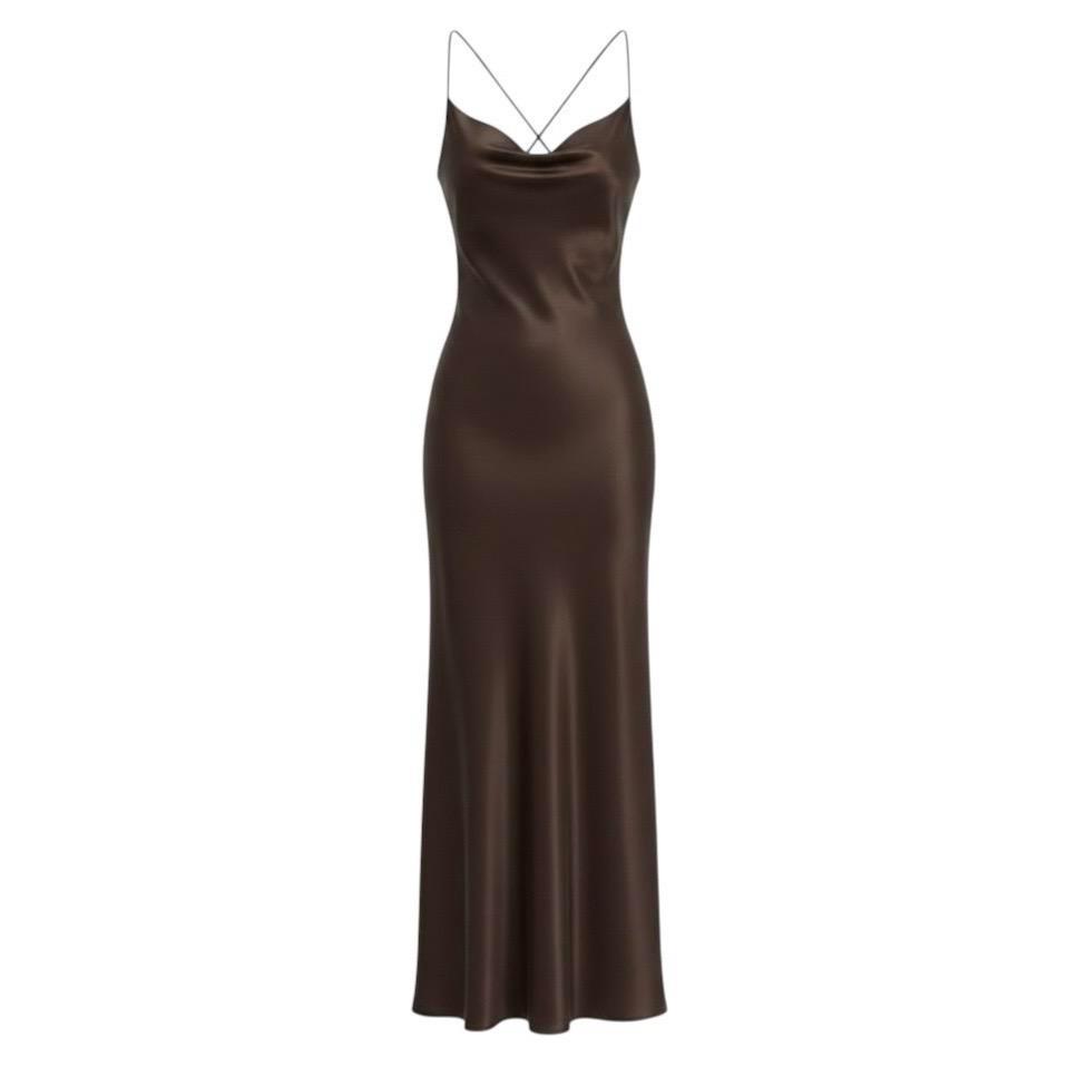 Atipashop - Blair Satin Dress (J10067) รูปที่ 6