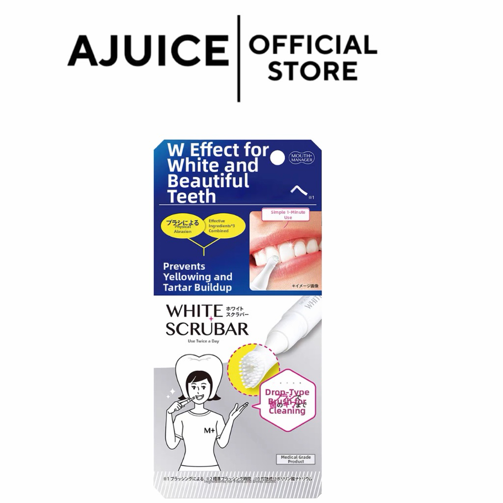 ผลิตภัณฑ์ขจัดคราบฟัน Mouth Manager White Scrubar จากญี่ปุ่น