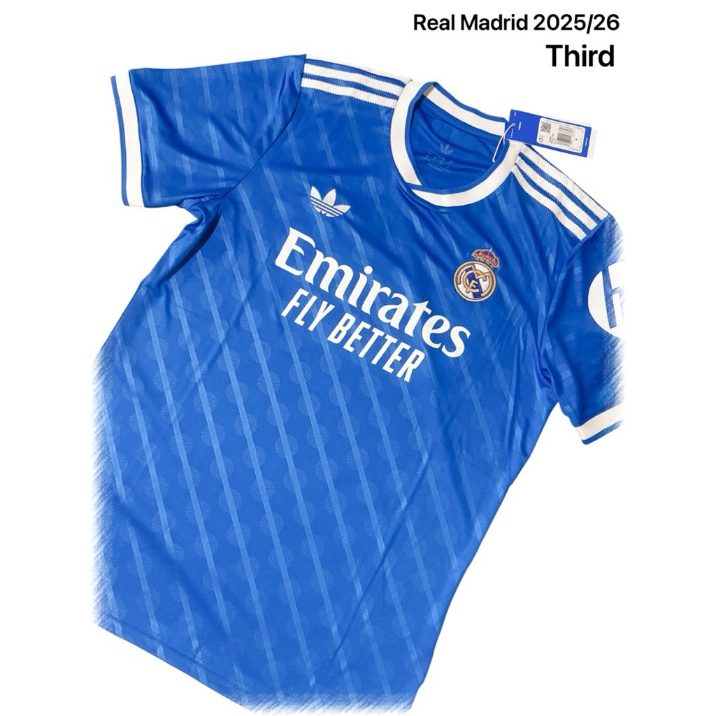 เสื้อทีมฟุตบอล REAL MADRID ชุด THIRD ปี 25/26 เกรดแฟนบอล