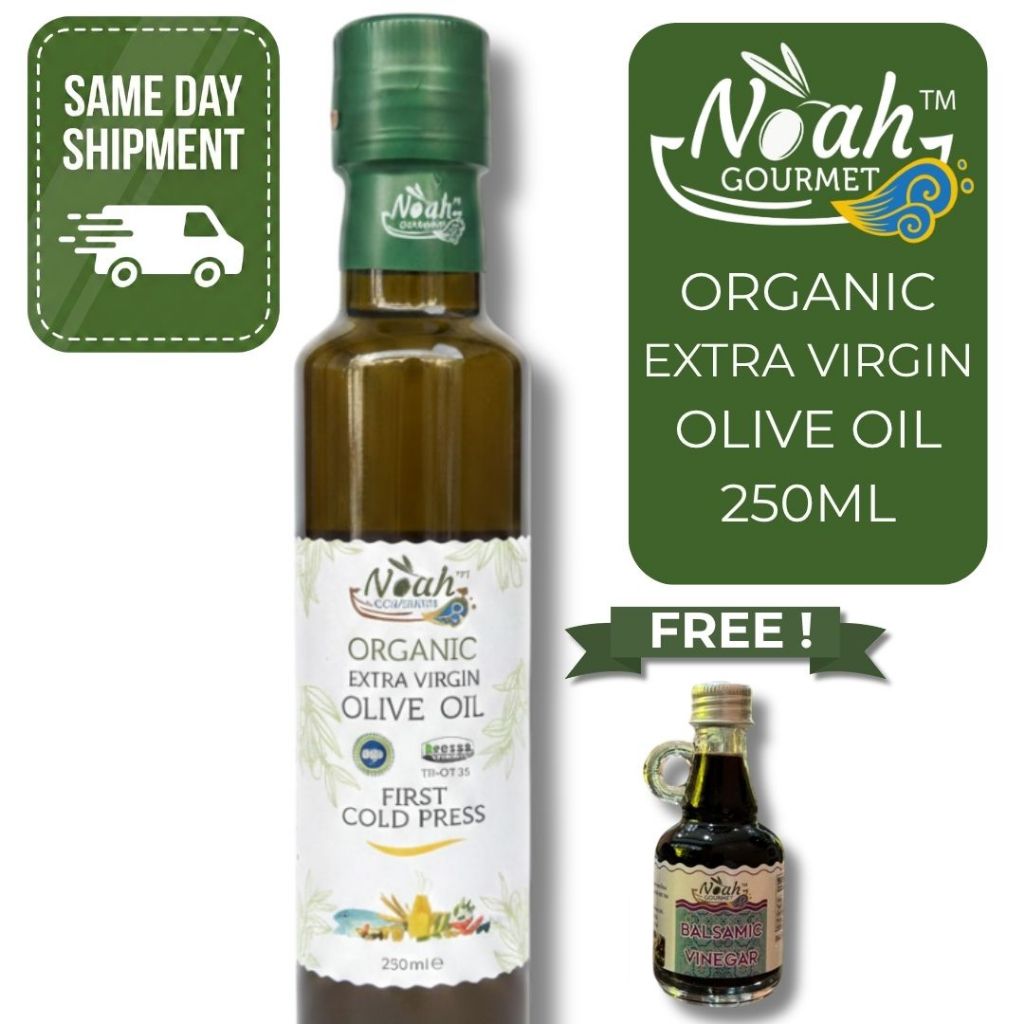Noah Gourmet น้ำมันมะกอกบริสุทธิ์ออร์แกนิก Organic Extra Virgin Olive Oil 700ml with Gifts 499 Baht