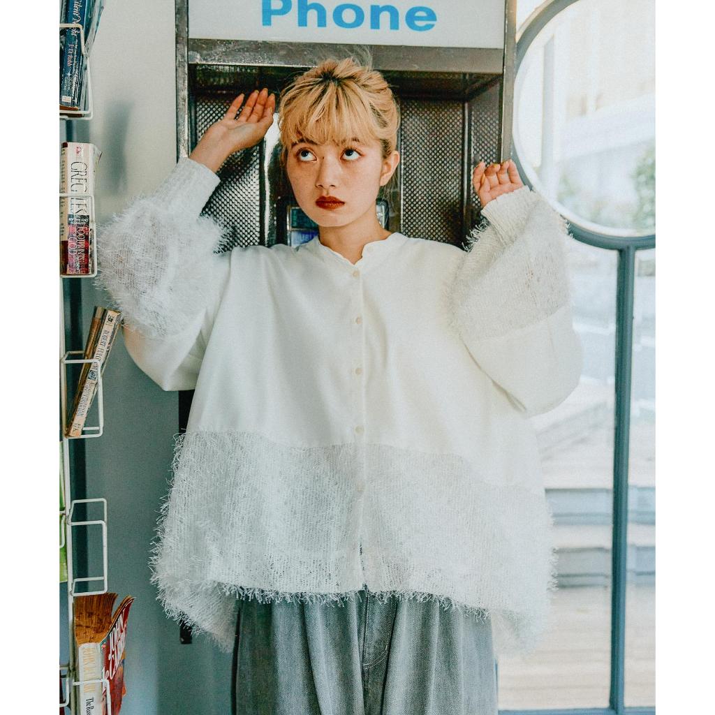 niko and ... [MODE NORM CORE] Georgette Loose Jacket