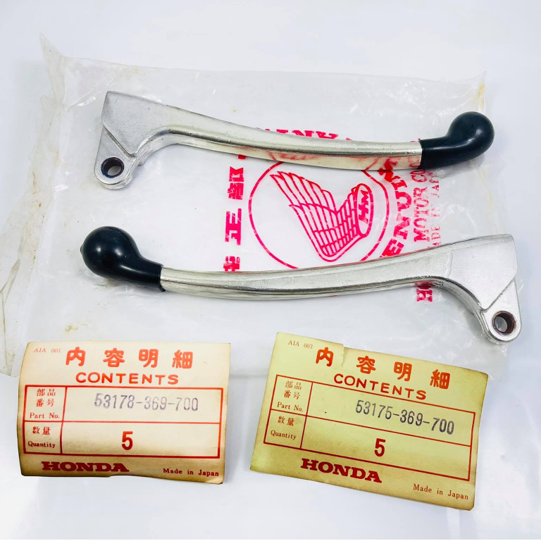 มือเบรค มือครัช แท้ใหม่ Japan ใส่ HONDA CB72 CB77 CB160 CB175 CB250 CB350 CB360 CB450 CL450 CL350 SL100 SL125 SL175