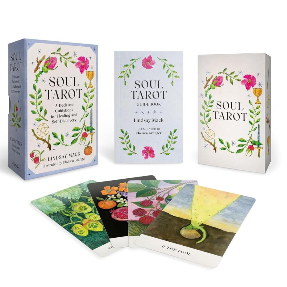 ✨พร้อมส่ง/Instockแท้💯Soul Tarot: A Deck and Guidebook for Healing and Self-Discovery 🔮✨ไพ่ทาโรต์