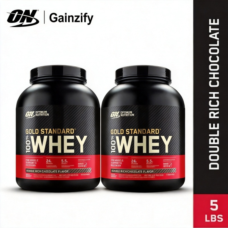 ON Whey Protein Gold Standard ของแท้  นำเข้าอเมริกา เวย์โปรตีน100% คุณภาพสูง x 2