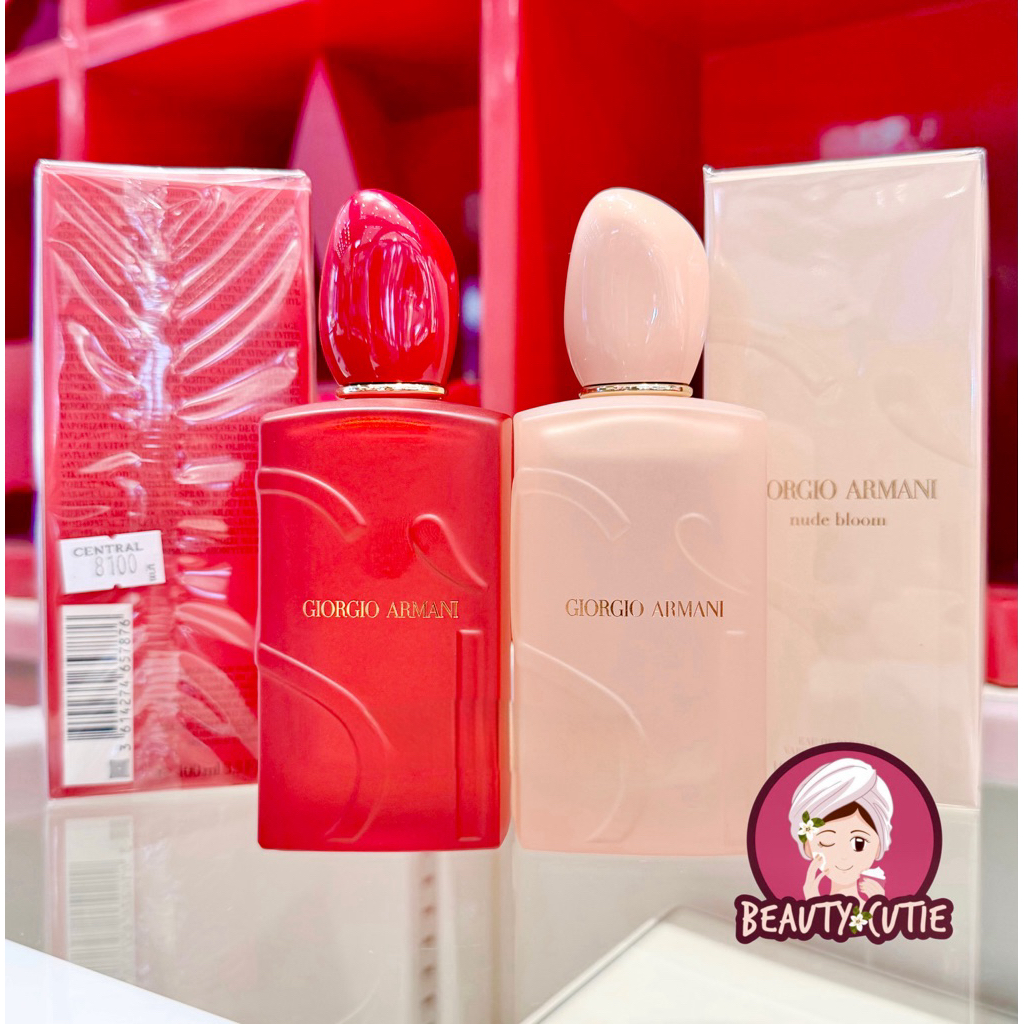 ใหม่‼️🌟Giorgio Armani Si Nude Bloom/ Red Bloom 50/ 100 ml🌟ป้ายห้าง/ ป้ายคิง แท้💯 จากช็อป