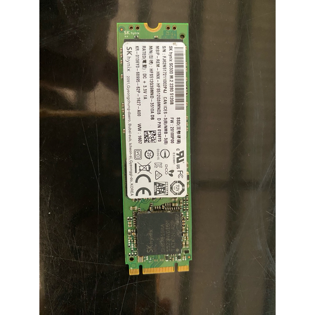 SK Hynix SSD M2 SATA SC300 2280 512GB มือสอง