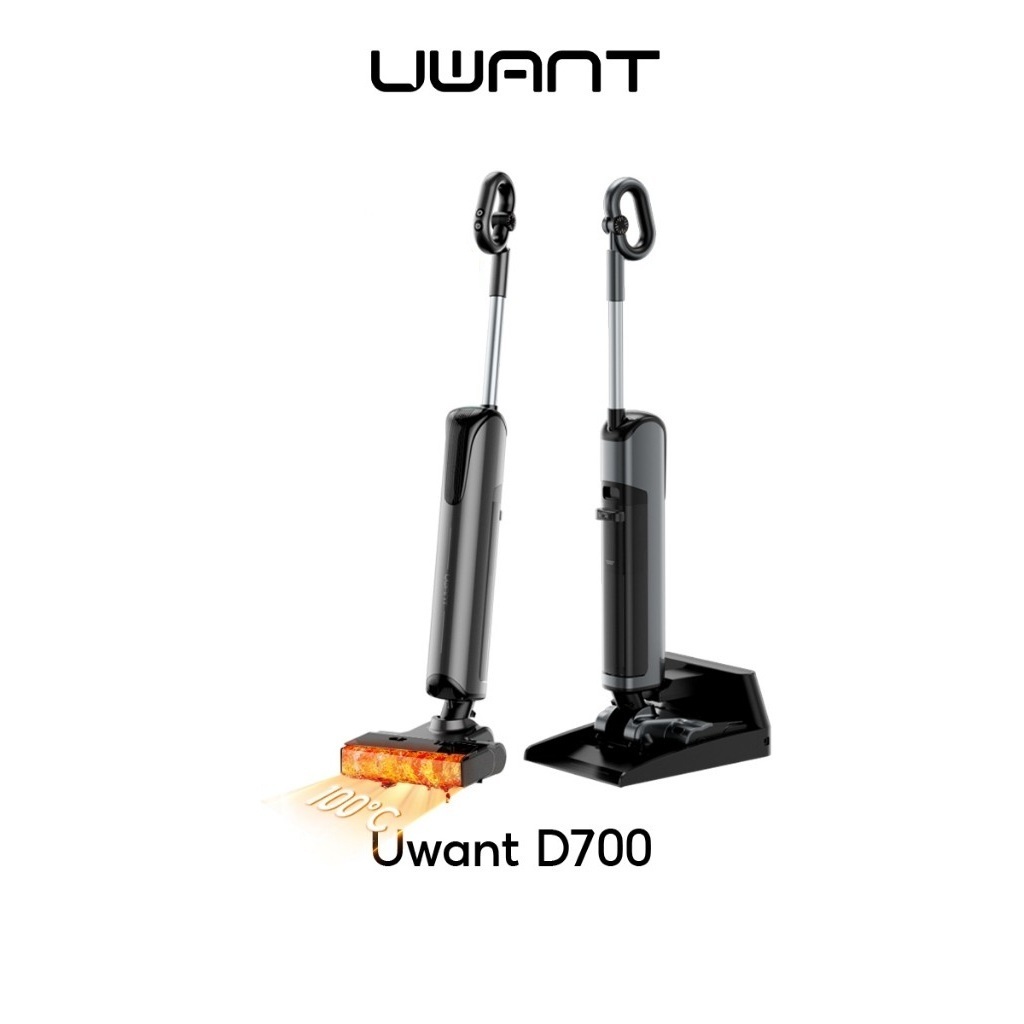 [สินค้าตัวโชว์เกรด B]UWANT D700 Wet Dry Vacuum เครื่องดูดฝุ่นถูพื้น เส้นผมพันกันเป็น 0 ล้างด้วยน้ำร้