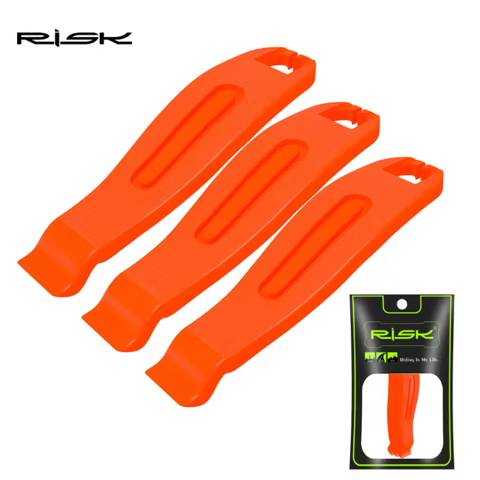 ที่งัดยางจักรยาน RISK RL206 (ชุด 3 ชิ้น) อุปกรณ์ช่วยถอด-ใส่ยางจักรยาน ใช้งานง่าย แข็งแรง ทนทาน