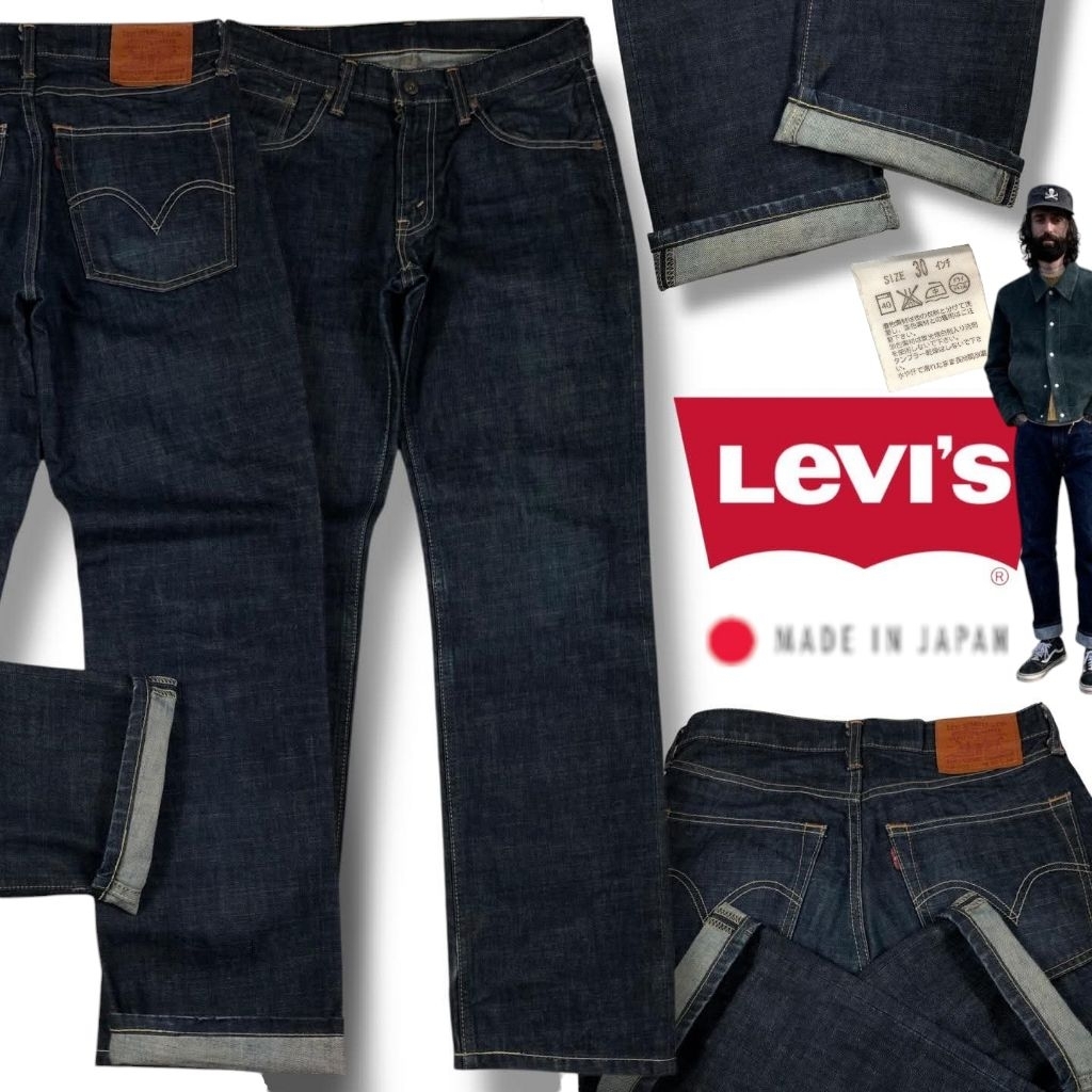 กางเกงยีนส์เเบรนด์ : levi's​ 502 เอว 30​ JAPAN