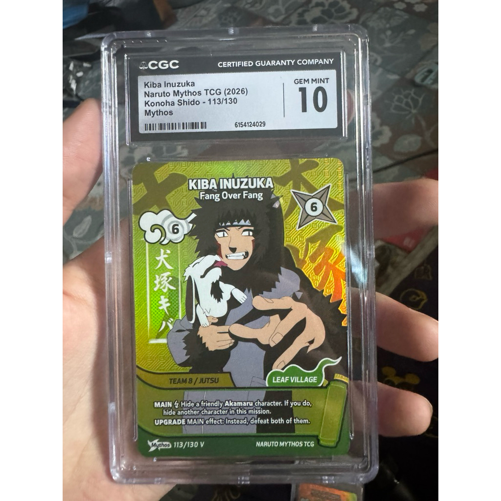 naruto mythos / kiba promo cgc10