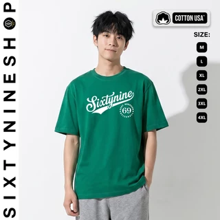 เสื้อยืดผ้าคอตตอน M-4XL พิมพ์ลาย " Sixtynine 69 " พร้อมส่ง