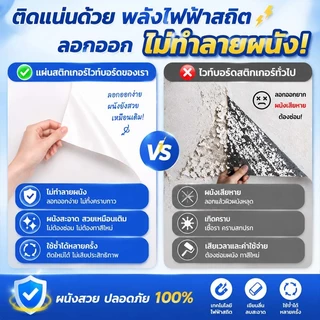 กระดานไวท์บอร์ด สติ๊กเกอร์ไวท์บอร์ด whiteboard ทำความสะอาดง่าย เขียนได้ ติดง่าย ไม่ทำลายผนัง