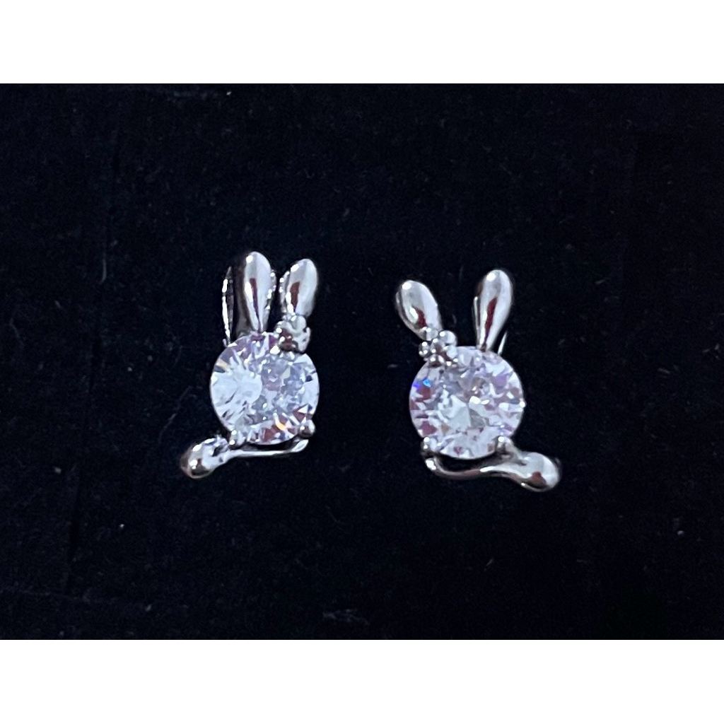 Silver Earrings-S05/ 925 Silver Rabbit earrings