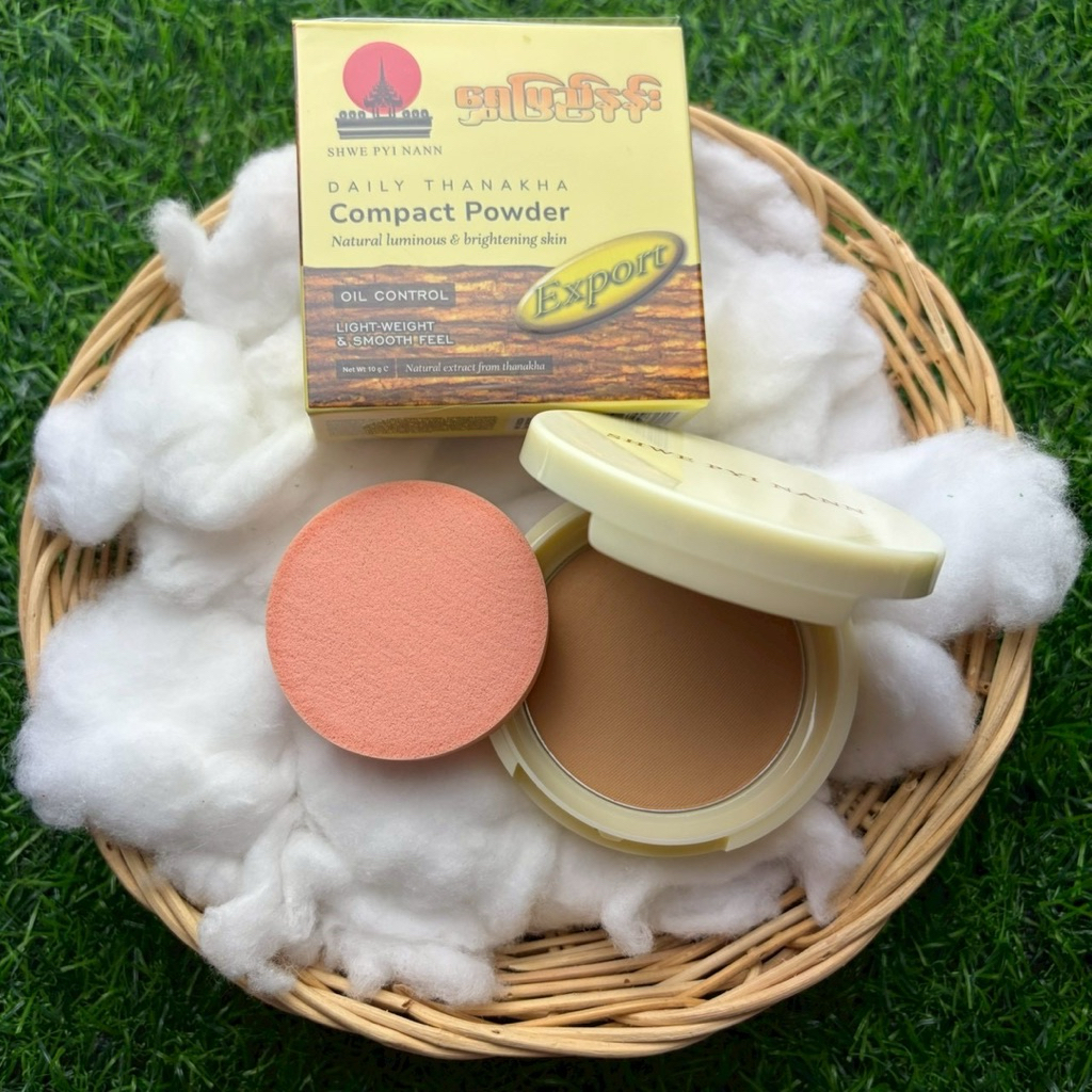 แป้งทาหน้า ทานาคา Daily Thanakha Comact Powder แป้งตลับ สูตรควบคุมความมัน Oil Control