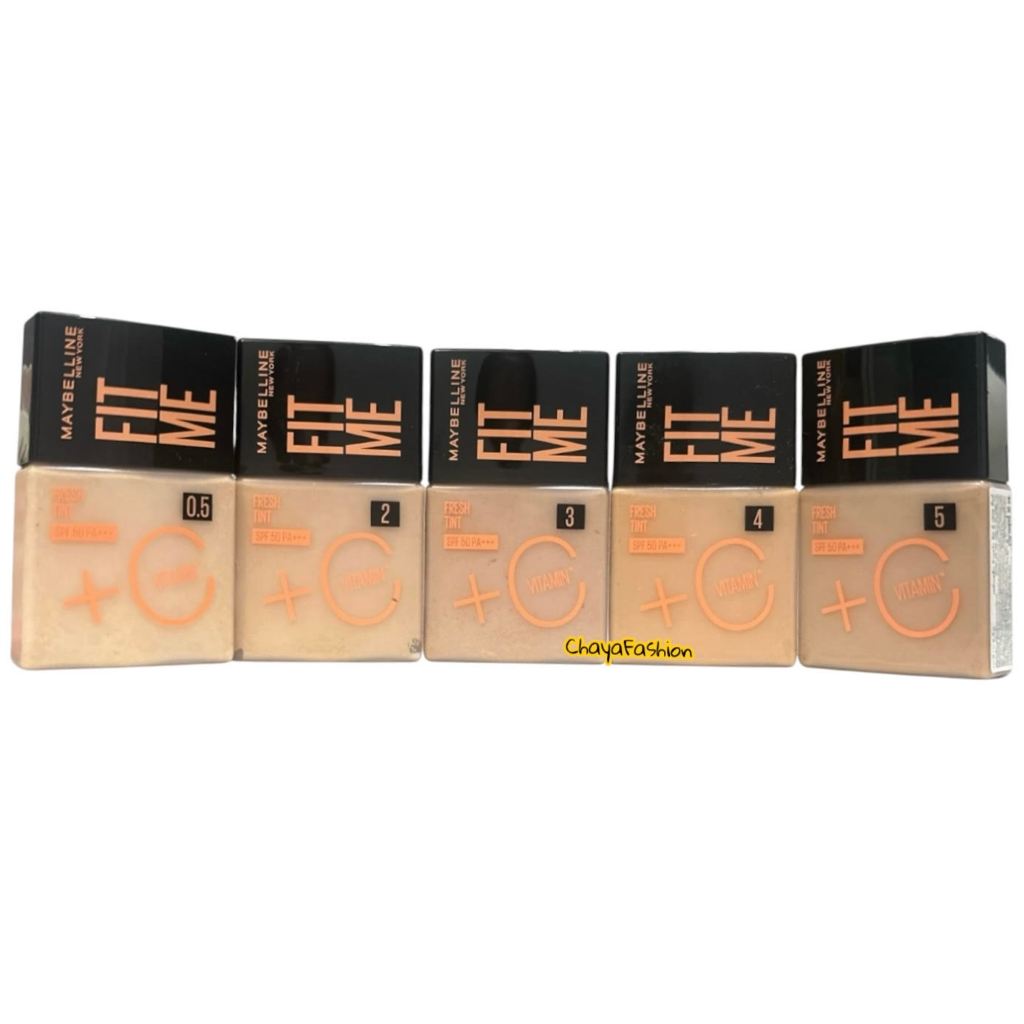 *SALE* Maybelline เมย์เบลลีน นิวยอร์ก ฟิต มี เฟรช ทิ้นท์30มล. *เลือกด้านใน*