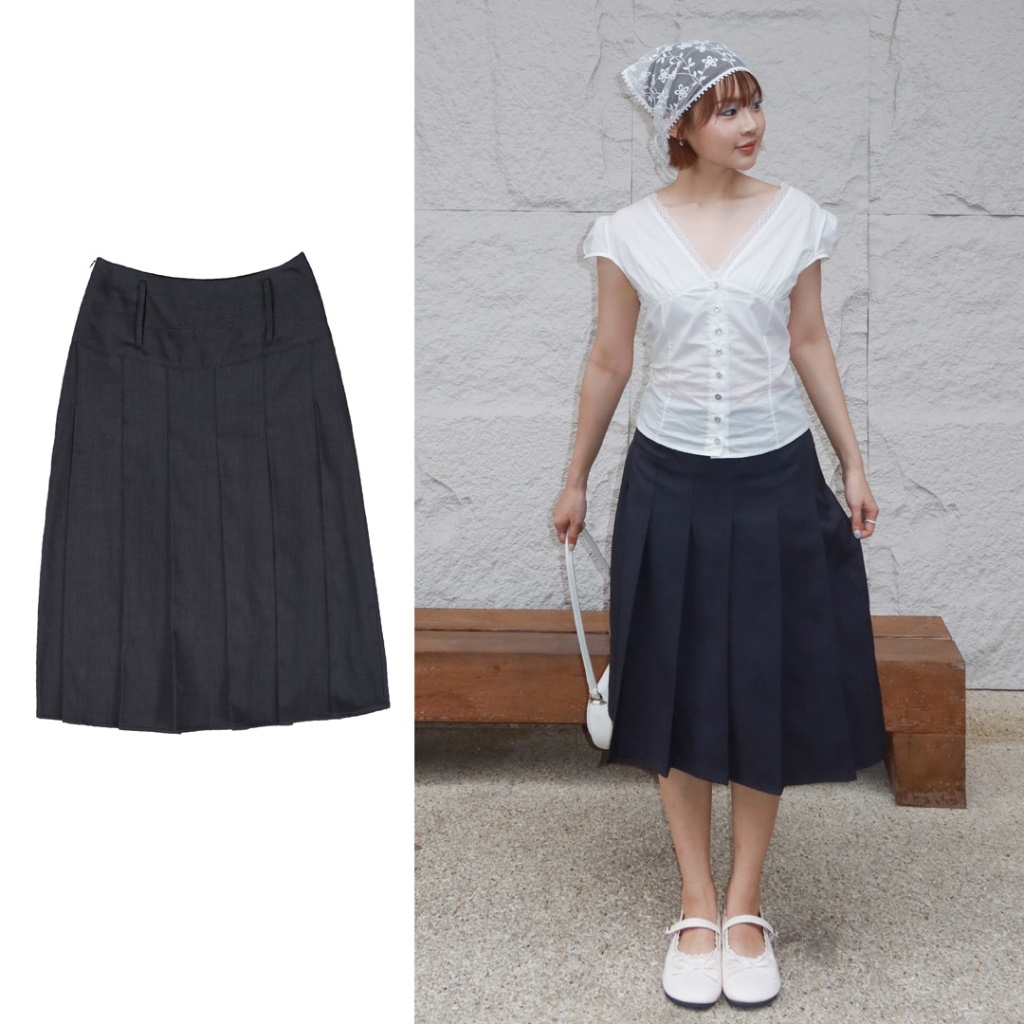 kome.offi กระโปรงยาว 5 ส่วน รุ่น mercy skirt