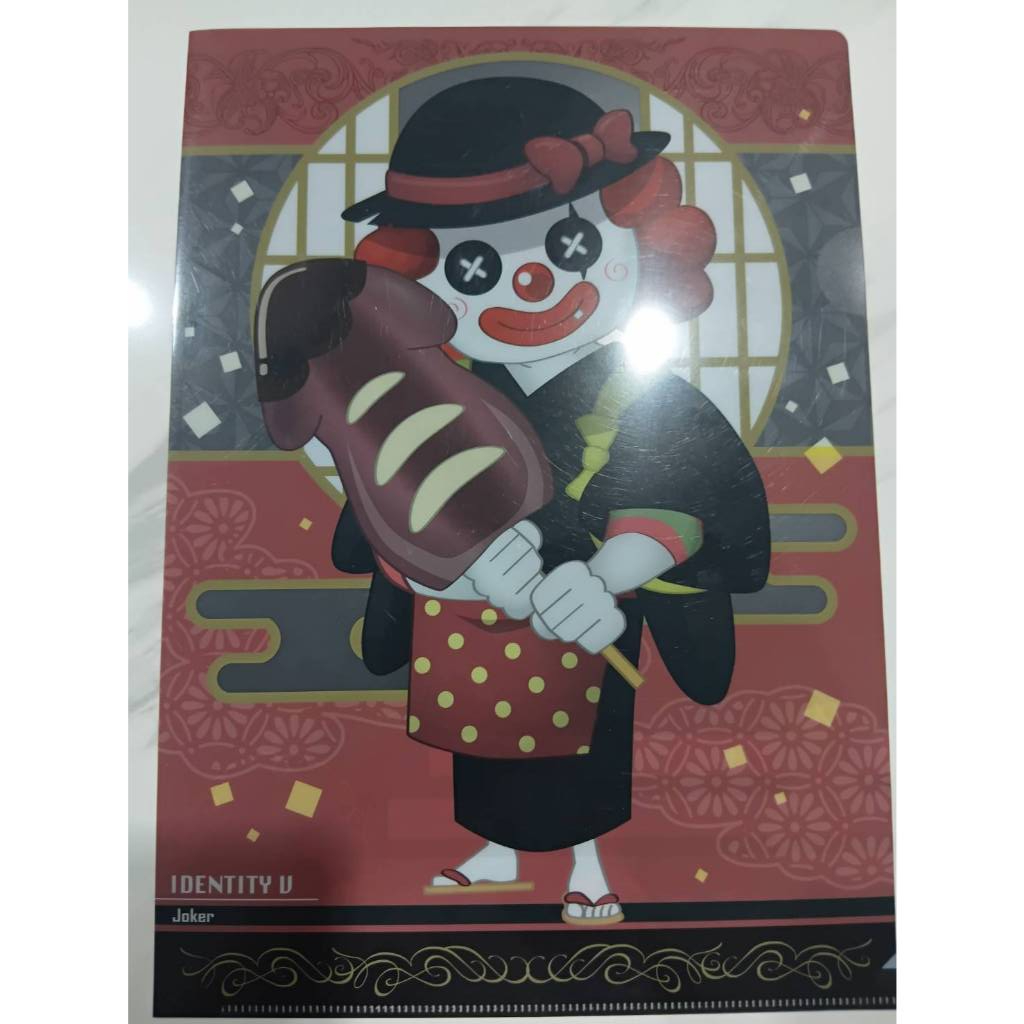 แฟ้มใส่เอกสาร ★Joker จากเกม Identity V.★ A4 Clear File ขนาด 22 X 31 cm.