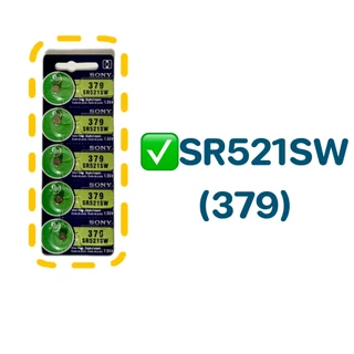 ถ่านกระดุม Sony (แพ็ค 5 ก้อน) รุ่น 337 364 371 377 379 395 SR416SW SR621SW SR920SW SR626SW SR521SW SR927SW