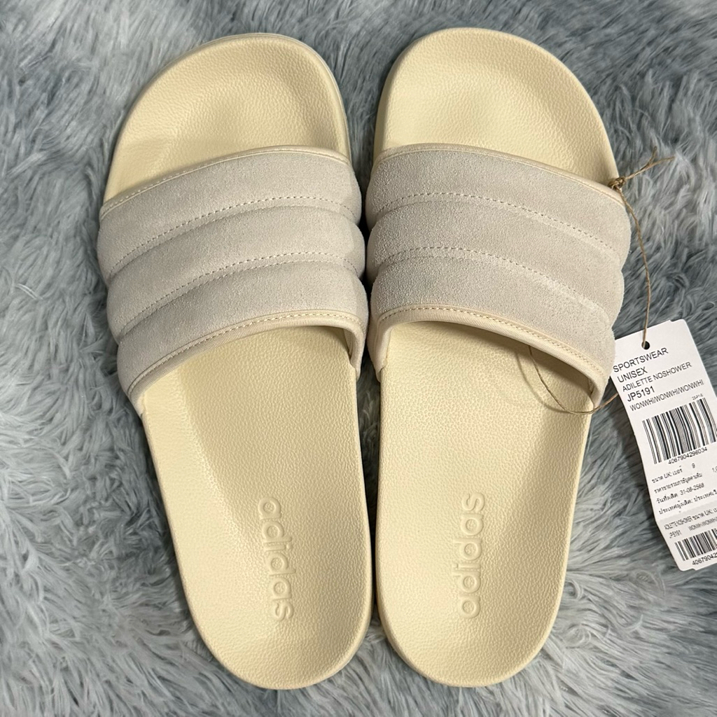 [สินค้ามีตำหนิ] รองเท้าแตะ ADIDAS Adilette Shower สีขาว Size: UK9