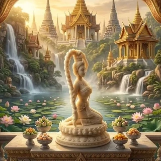 ​พระแม่ธรณีถือเป็นตัวแทนของความอดทนและความเมตตาหากคุณทำบุญแล้วกรวดน้ำลงดินนั่นคือการฝากบุญไว้กับท่านเพื่อให้ท่านช่วยเก็บ