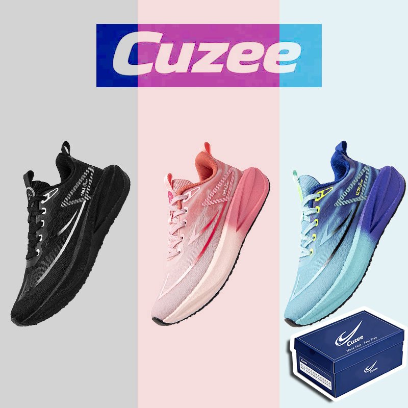 Cuzee รองเท้าผ้าใบระบายอากาศ น้ำหนักเบาพิเศษ รองรับแรงกระแทกได้ดีเยี่ยม เหมาะสำหรับเดินเล่นสบายๆ ในชีวิตประจำวัน