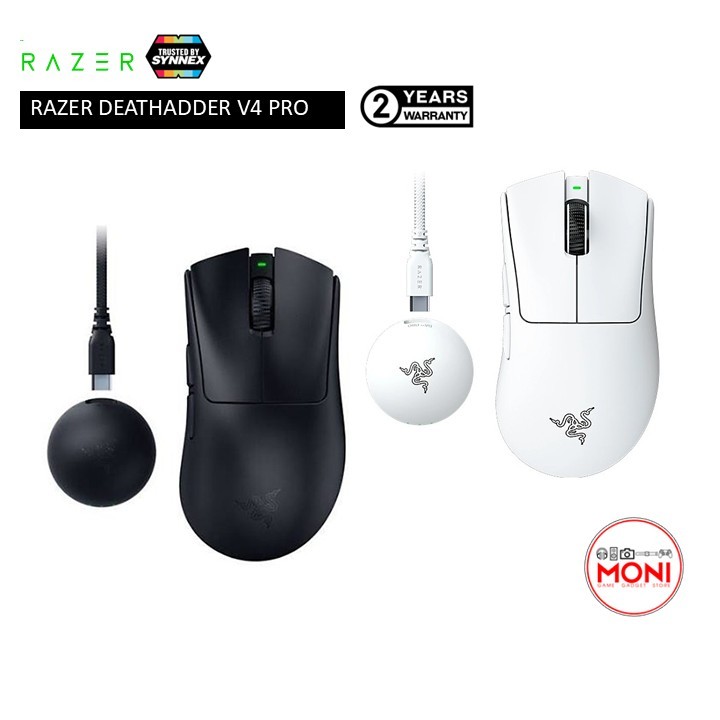Razer DeathAdder V4 Pro Gaming Mouse เมาส์ไร้สาย น้ำหนักเบา RGB ประกันศูนย์ไทย 2 ปี