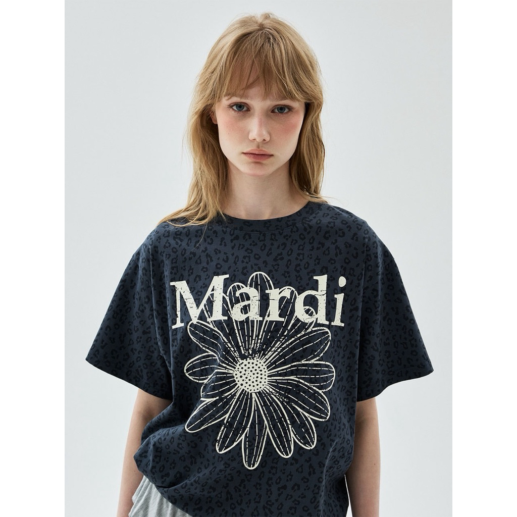 TSHIRT LEOPARD FLOWERMARDI CRACKED