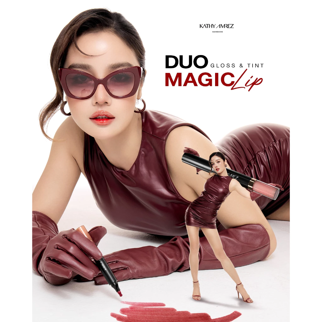 KATHY AMREZ DUO GLOSS & TINT MAGIC LIP ลิปดูโอ ทิ้นท์ เมจิก thumbnail 3