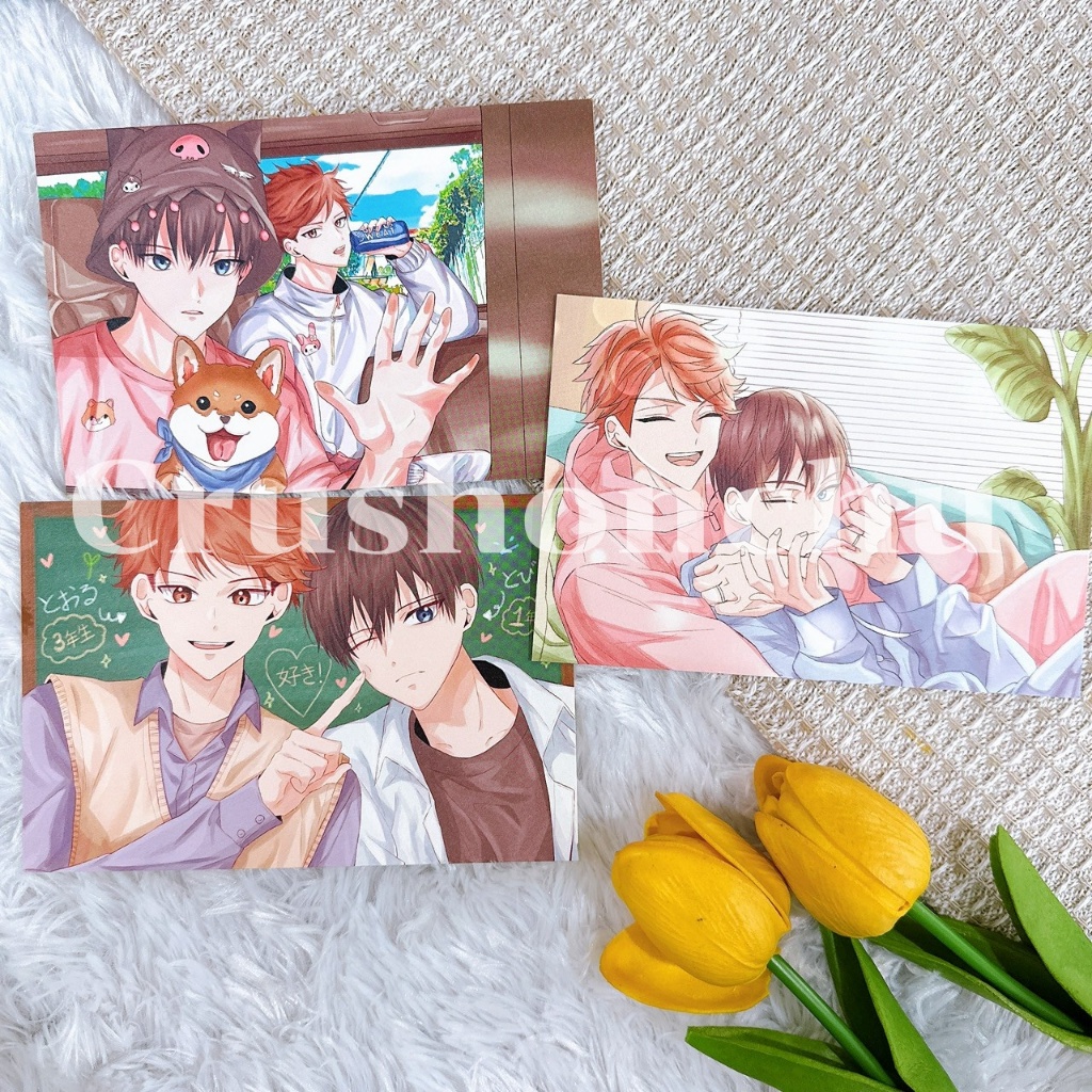 (✅พร้อมส่ง) Postcard Oikawa & Kageyama : Haikyuu! (เซ็ต 3ใบ)