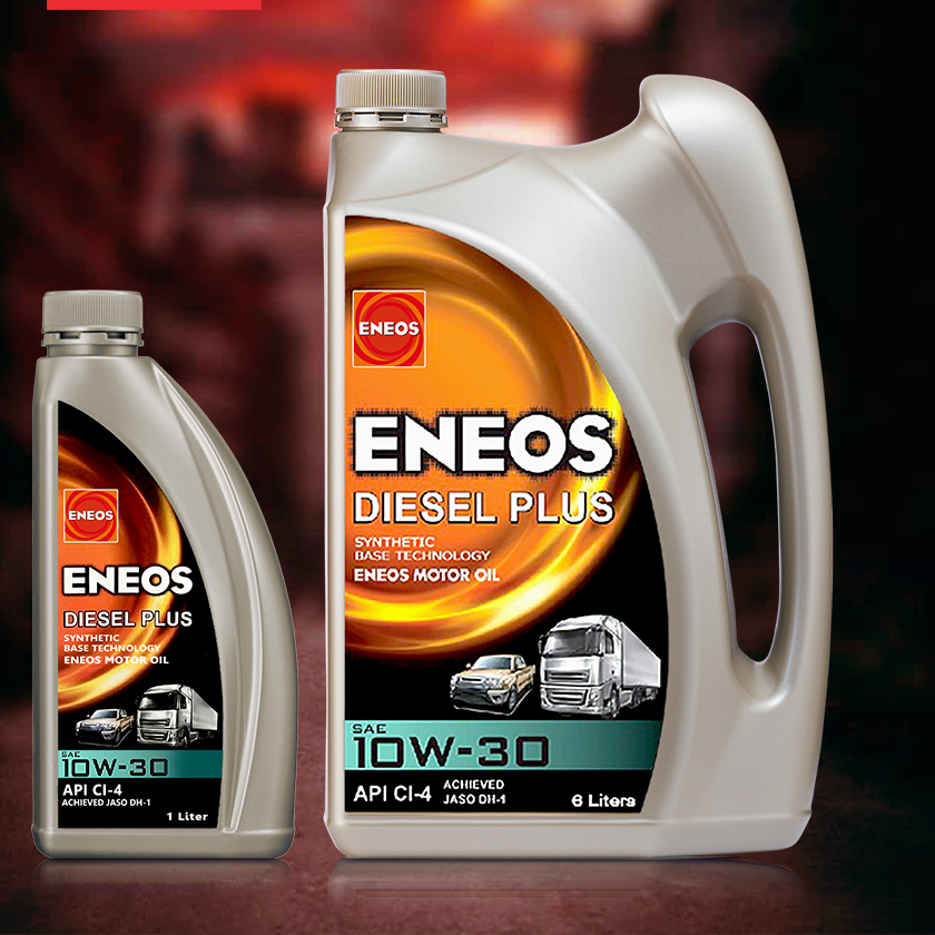 ENEOS ดีเซล น้ำมันเครื่องดีเซล ENEOS Diesel Plus 10W-30 - กึ่งสังเคราะห์ ( ตัวเลือก 7L / 6L )