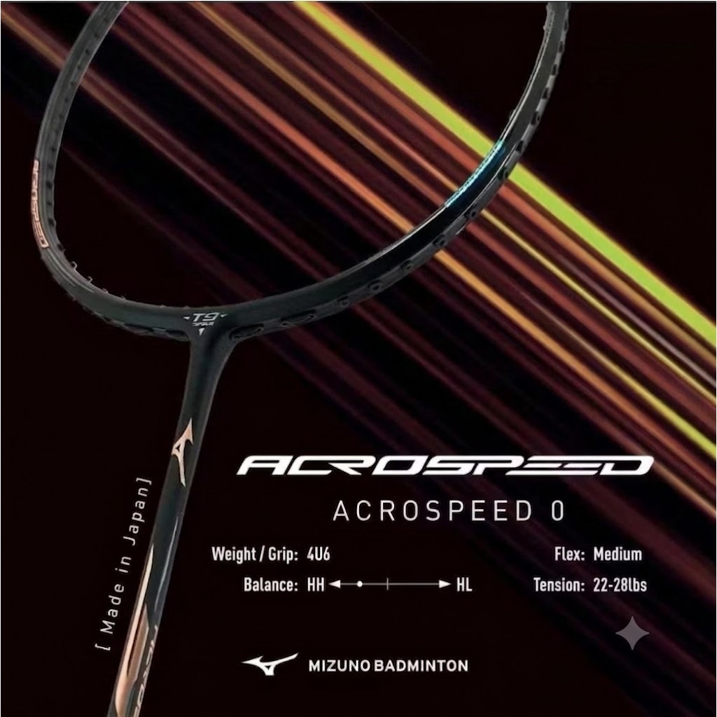 ไม้แบด Mizuno รุ่น Acrospeed 0 BDSS (4u/G6) made in Japan อ่านรายละเอียดก่อนน้า