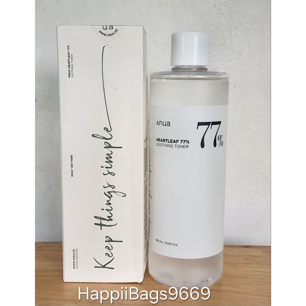 🌿Anua Heartleaf 77% Soothing Toner โทนเนอร์ผสมสารสกัดจากพลูคาว เน้นดูแลผิวอย่างอ่อนโยน ลดปัญหาสิว (Made in Korea)