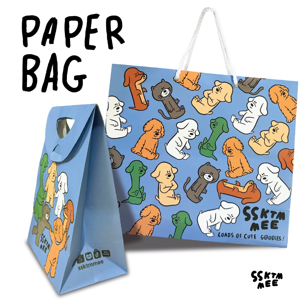 ssktmmee - Paper bag ถุงกระดาษลาย ssktmmee