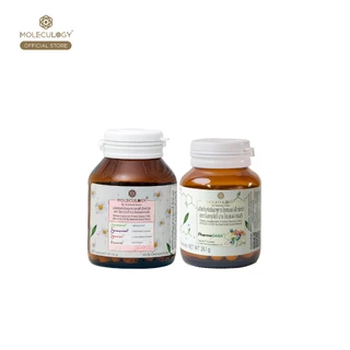 Moleculogy [Set 2 ชิ้น] Glassy X 500 (60เม็ด/กระปุก) + Soul Joy Extra (30เม็ด/กระปุก)