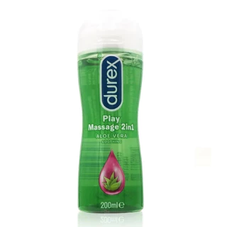 Durex Massage Lube Aloe Vera Soothing 200 ml เจลหล่อลื่น ดูเร็กซ์ มาสสาจ ทูอินวัน