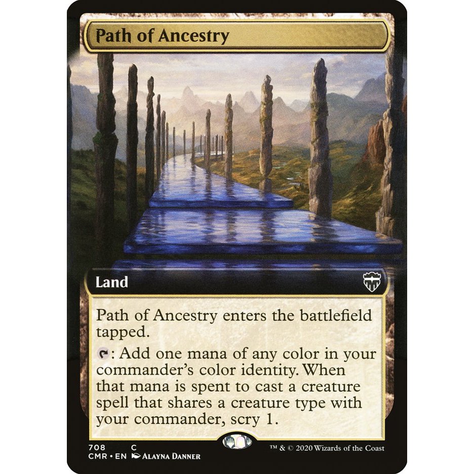[Commander Legends] - (CMR) - (C) - [Extended Art] - [Path of Ancestry] - [2020]